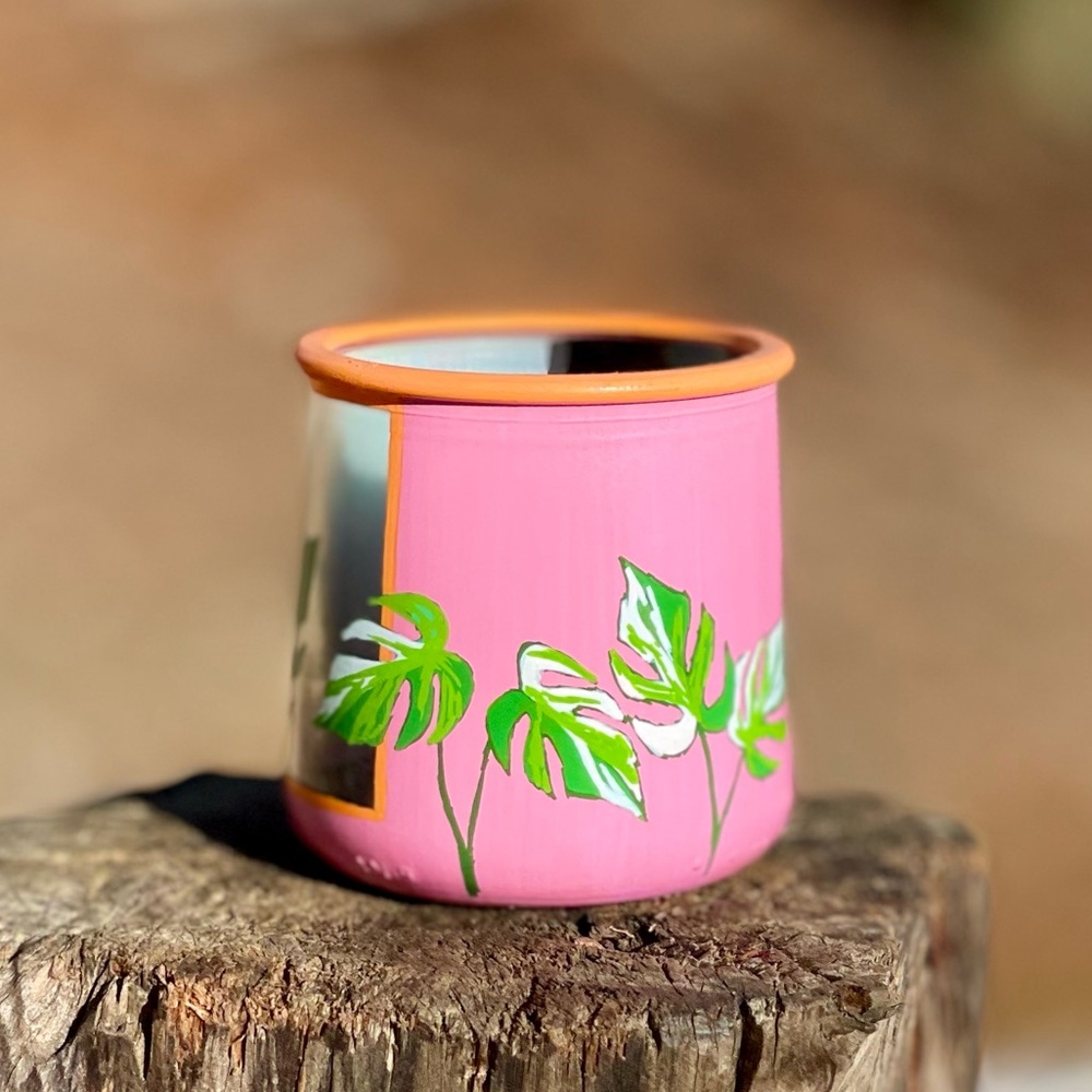 Hand painted Planty prop jar